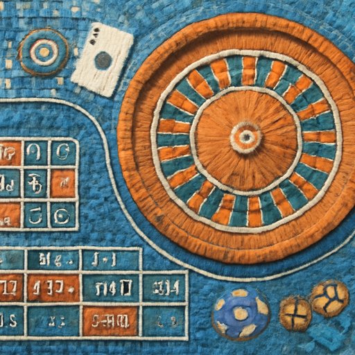 Close-up of game 8999 roulette table
